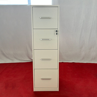 Armoire de classement verticale moderne en acier SPCC laminé à froid, 4 tiroirs, format A4, verrouillable, en métal, pour bureau