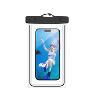 Étui de téléphone créatif en PVC transparent avec écran tactile, étanche pour la natation et les activités nautiques en extérieur, vente en gros de housses de téléphone portable