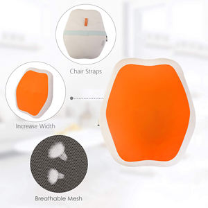 rückenbeschwerden linderung batteriebetrieben reisegleichter ergonomischer lendenwirbelstütze kissen & sitzkissen für bürostuhl - Product Image 6