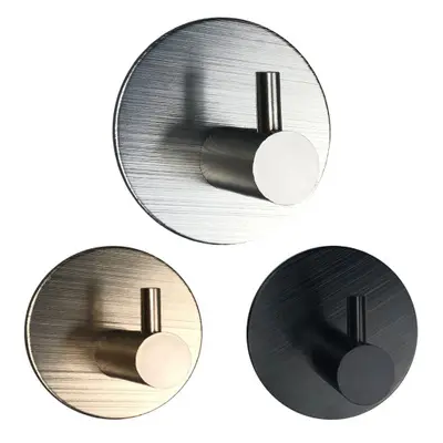 Bath Towel Hooks Brushed Gold Stainless Steel Robe Coat Clothes Hook Heavy Duty Wall Hook for Bathroom Kitchen