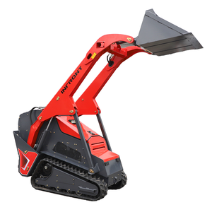 Miễn phí vận chuyển! 1 tấn 1000kg skidsteer Dingo Mini Crawler Skid chỉ đạo Bộ nạp theo dõi Stand-on file đính kèm backhoe loader động cơ bơm - Product Image 2