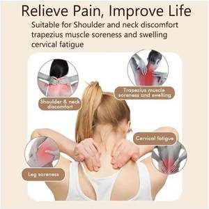 Masajeador de espalda y cuello Shiatsu con calor, masajeador eléctrico de tejido profundo para amasar, masajeador de piernas y hombros para mujeres y hombres - Product Image 4