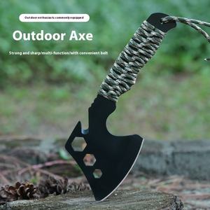 Pic à lames multifonctionnel en acier inoxydable, petit, tactique, pour la survie en plein air, antidérapant, à usage industriel, multi-usages - Product Image 2