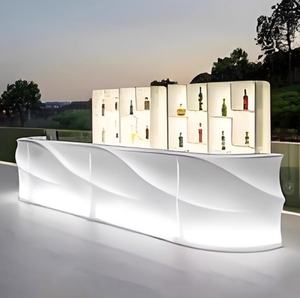 Meuble de <span class=keywords><strong>bar</strong></span> avec éclairage LED à 16 couleurs changeantes pour les fêtes, les événements, les mariages, décoration de <span class=keywords><strong>bar</strong></span>, comptoir de <span class=keywords><strong>bar</strong></span> étanche à vendre - Product Image 1