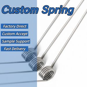 קפיץ פיתול בלחץ שמאלי מפלדת אל-חלד 304 עמיד בטמפרטורות גבוהות, קפיץ סליל בעל חוזק גבוה בהתאמה אישית של ספק OEM עבור - Product Image 1