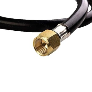 Régulateur de pression de gaz propane en métal de 4 pieds avec tuyau pour barbecue et usage extérieur - Product Image 5