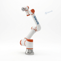 Robot Colaborativo de 6 Ejes SteviS Robotics con Capacidad de Carga de 4 kg, Alcance de 900 mm, Control de Fuerza y Visión Artificial, Motor CE, Acero Inoxidable