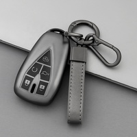 Housse de clé en TPU Premium Gris Titane Mat pour télécommande Changan UNI-T CS35PLUS CS55 PLUS CS75 PLUS Oshan X7 X5