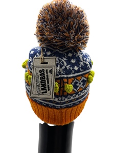 Garantía de calidad 72% Acrílico 28% Lana Gorro para adultos Gorro hecho a mano Sombreros con orejas - Product Image 6