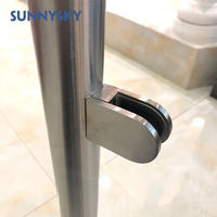 XIYATECH – garde-corps en aluminium en forme de u, en acier, balcon, escalier, piscine, clôture en verre, balustrade