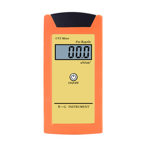 Medidor de índice UV portátil de mano para reptiles Medidas UVI <span class=keywords><strong>UVC</strong></span> UVB UVA Luces UV Potencia electrónica Garantía de 1 año - Product Image 1