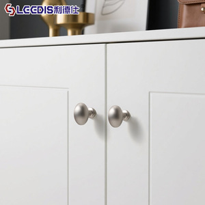 Lgedis Oval Cabinet <b>Knobs</b> Zinc Alloy Brass Nordic Style Furniture Handles For Drawer Wardrobe Door Hardware - Product Image 2