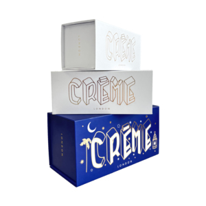 Scatola di Cartone <span class=keywords><strong>Blu</strong></span> <span class=keywords><strong>Notte</strong></span> Elegante Personalizzata 2026 con Motivo Celestiale per Set Regalo Festivi e Presentazione di Dolciumi - Product Image 4