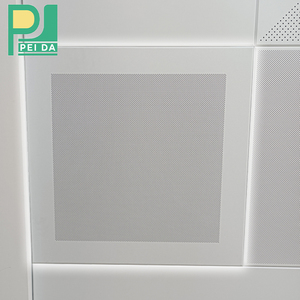 Hoja decorativa de 60*60cm de techo suspendido de aluminio con capacidad antioxidante fuerte - Product Image 1