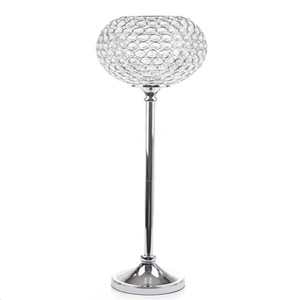 Candelabro con cuentas de cristal acrílico, soporte votivo para decoración de boda, centro de mesa, decoración del hogar - Product Image 3
