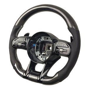 <span class=keywords><strong>Volant</strong></span> en cuir en fibre de carbone pour Mercedes Benz AMG W204 W205 W211 W203 W212 W176 W213 Cla <span class=keywords><strong>W210</strong></span> W124 W177 W221 - Product Image 2
