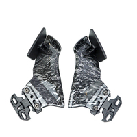 Rétroviseur de moto en aluminium métallique SH-312 6 mm, convexe, grand angle, placement gauche/droite, mise à niveau de rétrofit