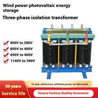 Transformateur d'isolement en cuivre Variable triphasé 690V/800V transformateur de puissance auxiliaire de type boîte de stockage d'énergie photovoltaïque 3KV