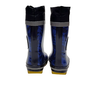 Coloré 3D Imprimer Enfants <span class=keywords><strong>Gumboots</strong></span> En Caoutchouc Bleu Voiture Camo Bottes De Pluie En Gros Chaud Bottes Imperméables pour Garçons - Product Image 4