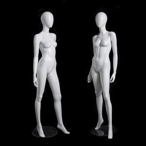 Maniquíes de Moda <span class=keywords><strong>GINA</strong></span>, Maniquí de Fibra de Vidrio Delgado de Cuerpo Completo, Moderno y Abstracto con Curvas, Maniquí Femenino de Moda - Product Image 5