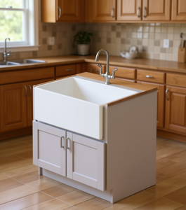 Mobile da Cucina Bianco Stile Shaker Sunique Sydney SW-FSB36 in MDF, Design Moderno, Facile Installazione - Product Image 2