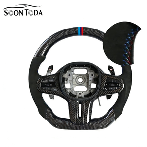 Volante Deportivo LED para <span class=keywords><strong>BMW</strong></span> 2025 340i <span class=keywords><strong>M8</strong></span> G20 G22, el Más Económico, Volante de Fibra de Carbono para <span class=keywords><strong>BMW</strong></span> E60 G8 - Product Image 1