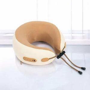 Rechargeable Neck Support Pillow with Heat & <b>Vibration</b>, Ergonomic Travel Pillow for Pain Relief, Wholesale Bulk Orders Accepted - Product Image 4