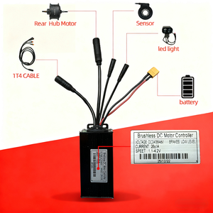 <span class=keywords><strong>Kit</strong></span> moteur de <span class=keywords><strong>roue</strong></span> arrière pour vélo <span class=keywords><strong>électrique</strong></span> DY-FREE, 20 <span class=keywords><strong>pouces</strong></span>, 48V 500W, moteur de moyeu gauche, câble moteur - 9 broches - Product Image 3