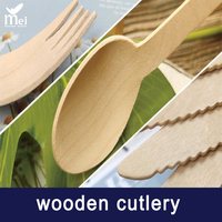 Fabricant professionnel, fourniture en gros, couverts en bois écologiques, cuillère, couteau, fourchette jetables en bois