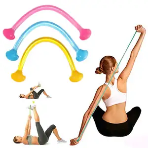 Yoga Pilates Elastische Pull Seil Elastische Gym Fitness Workout Übung Tubes Praktische Silikon Widerstand Band