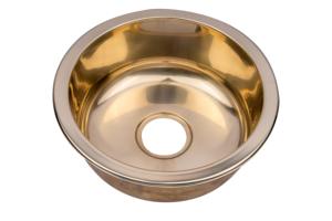 CUPC <span class=keywords><strong>Mini</strong></span> évier en acier inoxydable 304 à une cuve lavabo à <span class=keywords><strong>main</strong></span> pour salle de bain et cuisine Design rond avec deux trous - Product Image 6