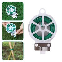 Attaches pour plantes en plastique robustes Horyard |   Fil de jardinage flexible et réutilisable avec coupe-fil pour support extérieur de jardin
