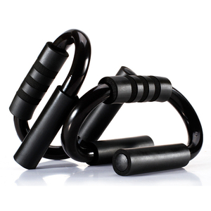 Barre Push Up in acciaio-tribune per muscoli-barre Push-up per atletica con impugnature imbottite in schiuma per muscoli petto donne uomini - Product Image 1
