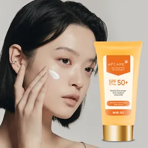 Sunscreen SPF 50 Private Label Cruelty-free Brightening & Hydrating and Sodium Hyaluronate & Mineral Sunscreen for All Skin