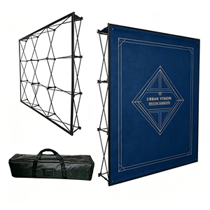 Soporte de Exhibición de Fondo Recto de Aluminio Ecológico, Ligero, Portátil y Moderno, con Impresión Personalizada a Precios de Fábrica - Product Image 1