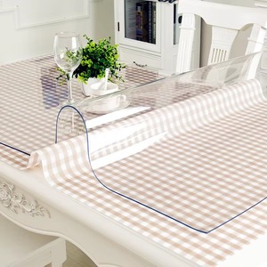 <span class=keywords><strong>Protector</strong></span> <span class=keywords><strong>de</strong></span> Mesa Transparente Impermeable y Resistente al Aceite, <span class=keywords><strong>Mantel</strong></span> <span class=keywords><strong>de</strong></span> Plástico Grueso y <span class=keywords><strong>Suave</strong></span> <span class=keywords><strong>de</strong></span> 0.8 mm 2 mm - Product Image 1