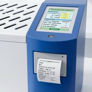 Probador de Resistencia Dieléctrica del Aceite Aislante para Transformadores - Probador Dieléctrico de Aceite con Impresora Térmica Integrada - Product Image 5