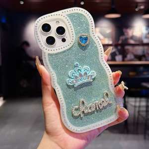 Funda de Silicona Suave con Purpurina y Diseño de Corona para Teléfono Móvil Tecno Spark 7 Camon 50 Pro, Venta al Por Mayor de Fábrica BAILI - Product Image 6