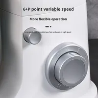 Robot de cuisine multifonctionnel de grande capacité 8L, 1500W de puissance élevée, contrôle mécanique à 7 vitesses, pour la cuisine de bureau, mélangeur à pâte