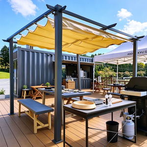 Cafetería Modular Prefabricada en Contenedor 20HC, Estructura de Acero, para Uso Comercial en Parques, Centros Comerciales y Calles - Product Image 1