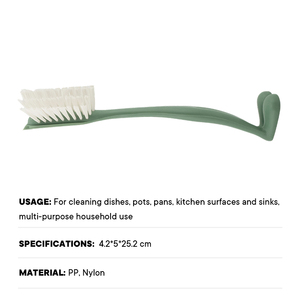 Direct Selling Multi-Purpose Straight <b>Stand</b>-Up Kitchen Brush Space-Saving PP Nylon Cleaning Brush for Cleaning dishes pots <b>pans</b> - Product Image 6