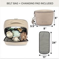 Sac à dos à langer en néoprène personnalisé SMETA pour nouveau-né, sac de maternité, sac de voyage pour maman et papa avec porte-bouteille isotherme