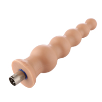 Auxfun 8.27 "TPE Gode Anal Perle Attachement avec 3XLR 3 broches Connecteur pour le sexe Poussée Machine Produits Intimes En Gros