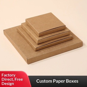 Custom Kraft <b>Paper</b> <b>Boxes</b> with Logo Printing Wholesale Blank Storage Packaging - Product Image 2