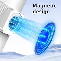 Lampe d'ambiance murale magnétique USB à LED avec détecteur de mouvement intelligent, dégradé de couleurs RGB