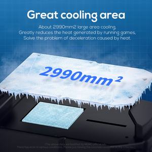 MEMO DLA3 Competitive Cooling Fan Mobile Phone LED Display Portable Gaming Phone Cooler with Blue Light - Product Image 6