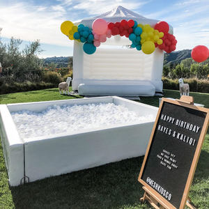 Piscine à balles molles en mousse pour enfants écologique et non toxique carré pour tout-petits aire de jeux intérieure équipement de jeu doux - Product Image 6