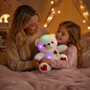 ตุ๊กตาหมี LED เปลี่ยนสีได้ <span class=keywords><strong>ของเล่น</strong></span>ตุ๊กตาหมีเรืองแสง ไฟกลางคืน ของขวัญสำหรับเด็ก - Product Image 4