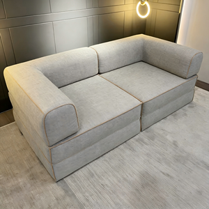 Divano Letto Pieghevole Componibile Salvaspazio per Soggiorno - Set Divani Angolari Sezionali - Product Image 3