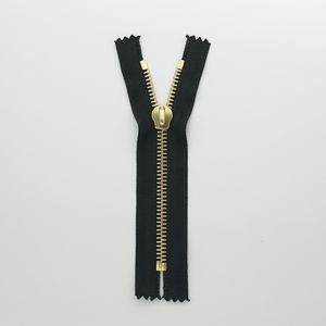 YKK fermeture éclair YKK extracteur fabricant logo personnalisé fermeture éclair en métal laiton métal mode fermeture éclair pour sacs vestes manteau valise - Product Image 5